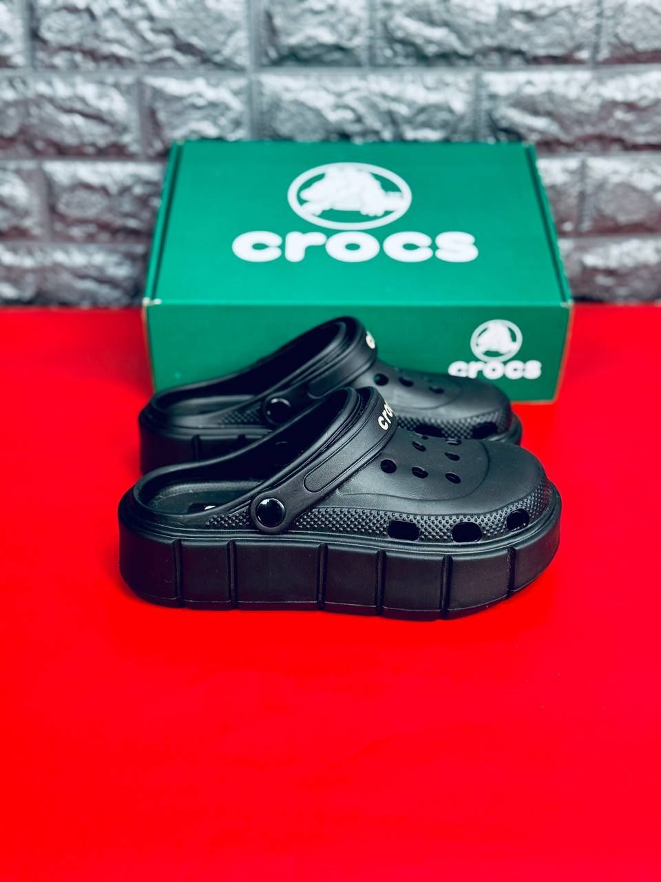 !!НОВИНКА!! Женские кроксы Crocs шлёпанцы Крокс чёрного цвета 35-41