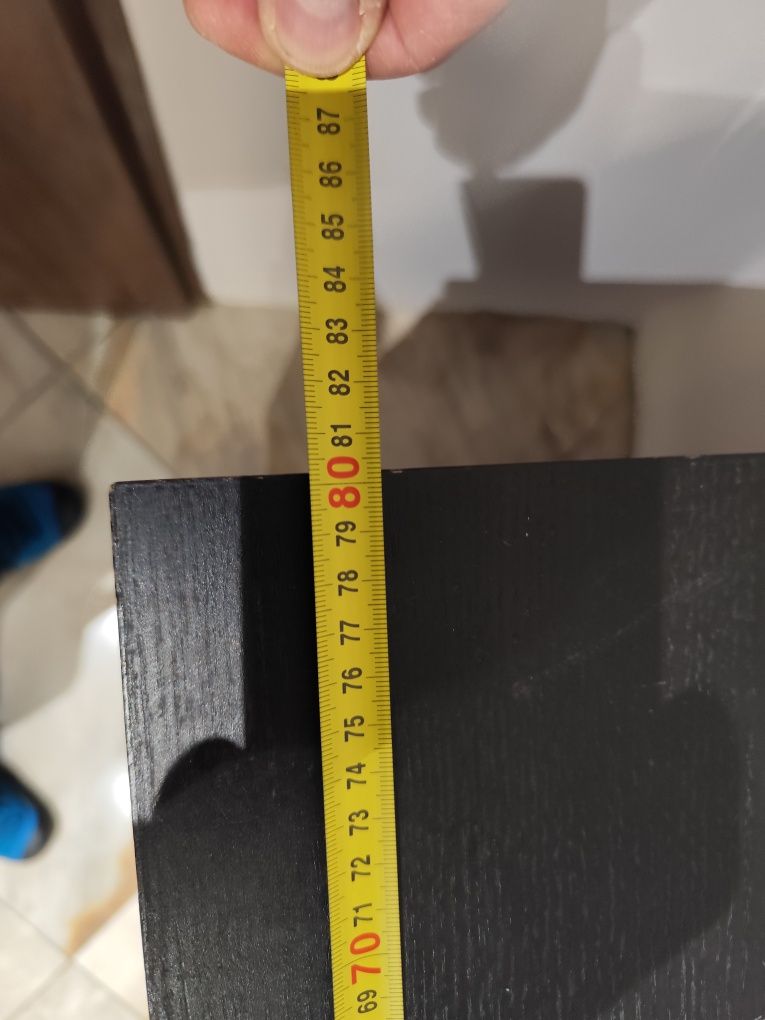 Komoda Malm Ikea czarnobrązowa