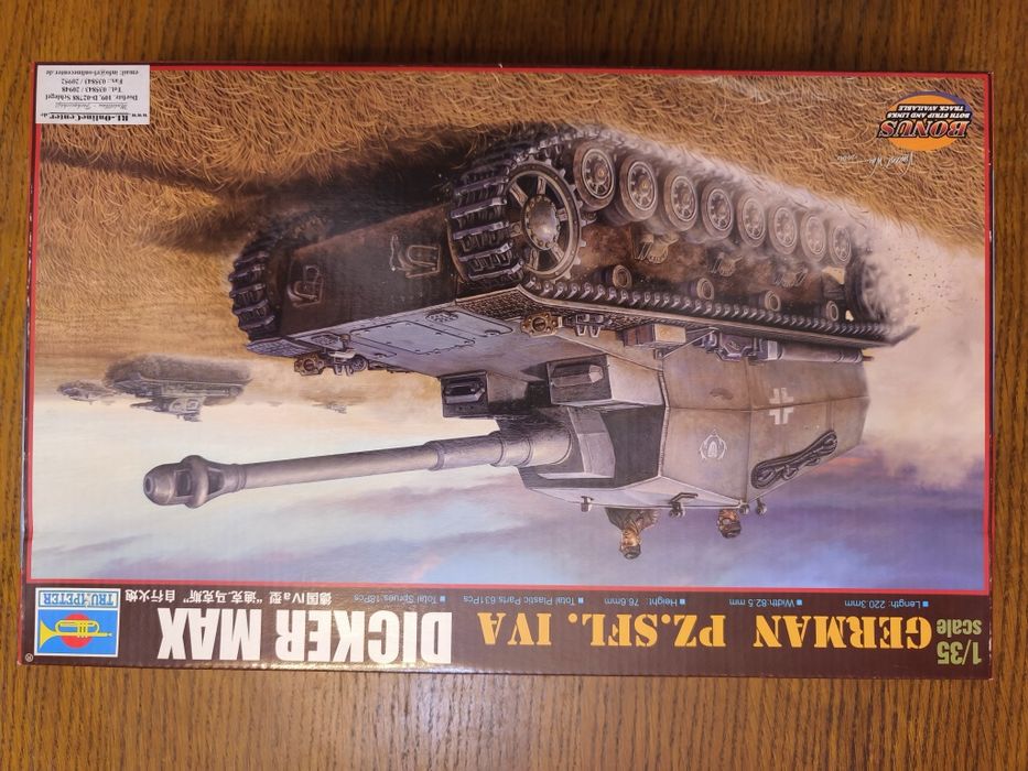 Model do sklejania w skali 1/35 Trumpeter 00348 German Pz.Sfl. IVa Dic