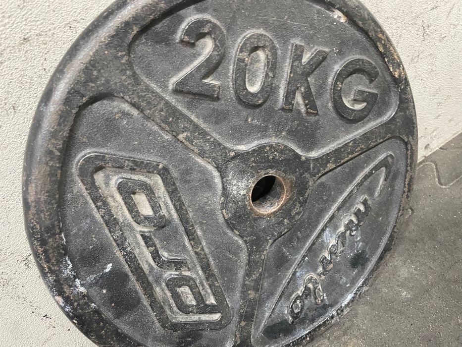 Ciężary olimpijskie żeliwne 25kg-5kg