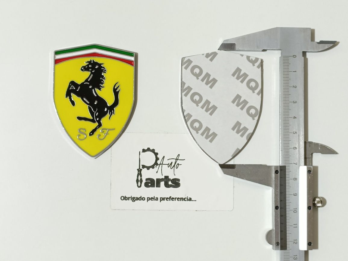 Emblemas símbolos logotipo Ferrari Capô/Guarda lamas