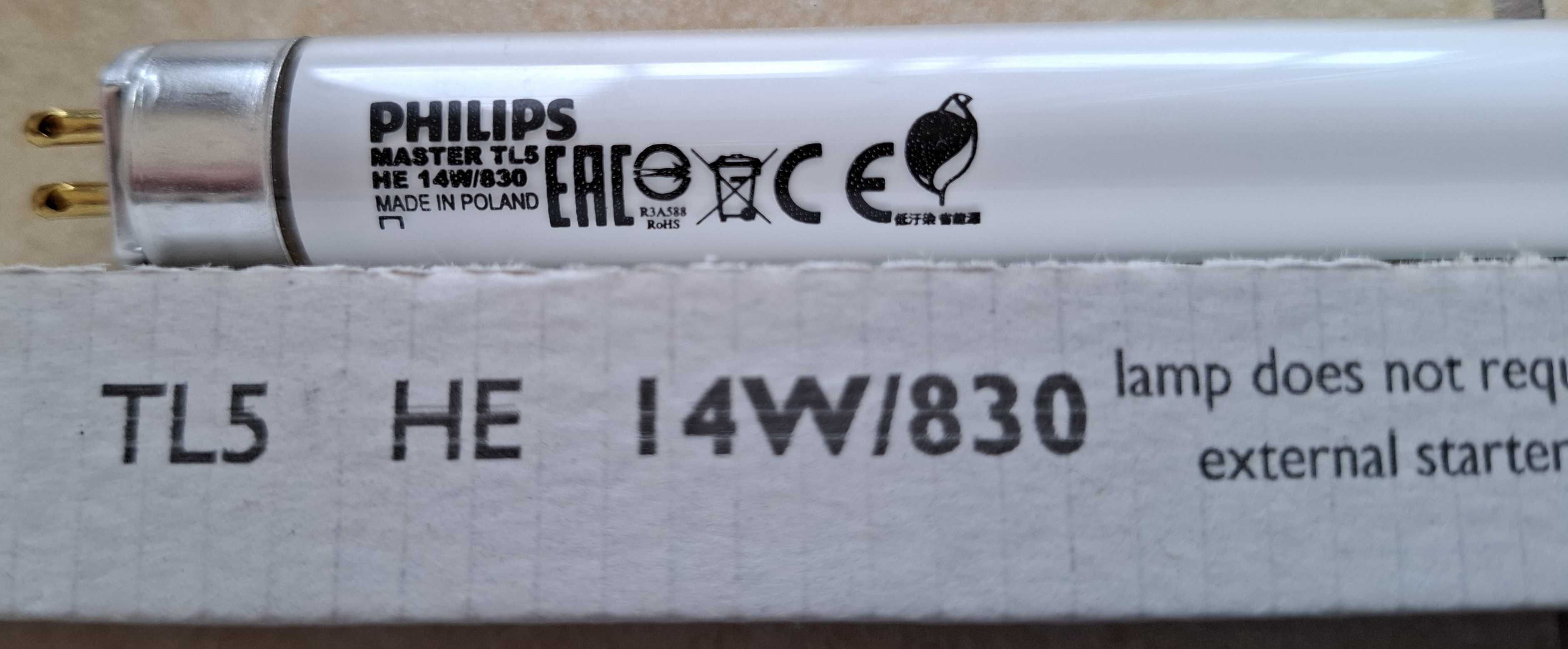 Świetlówka liniowa Phillips Master T5 HE 14W/830 (nowa)