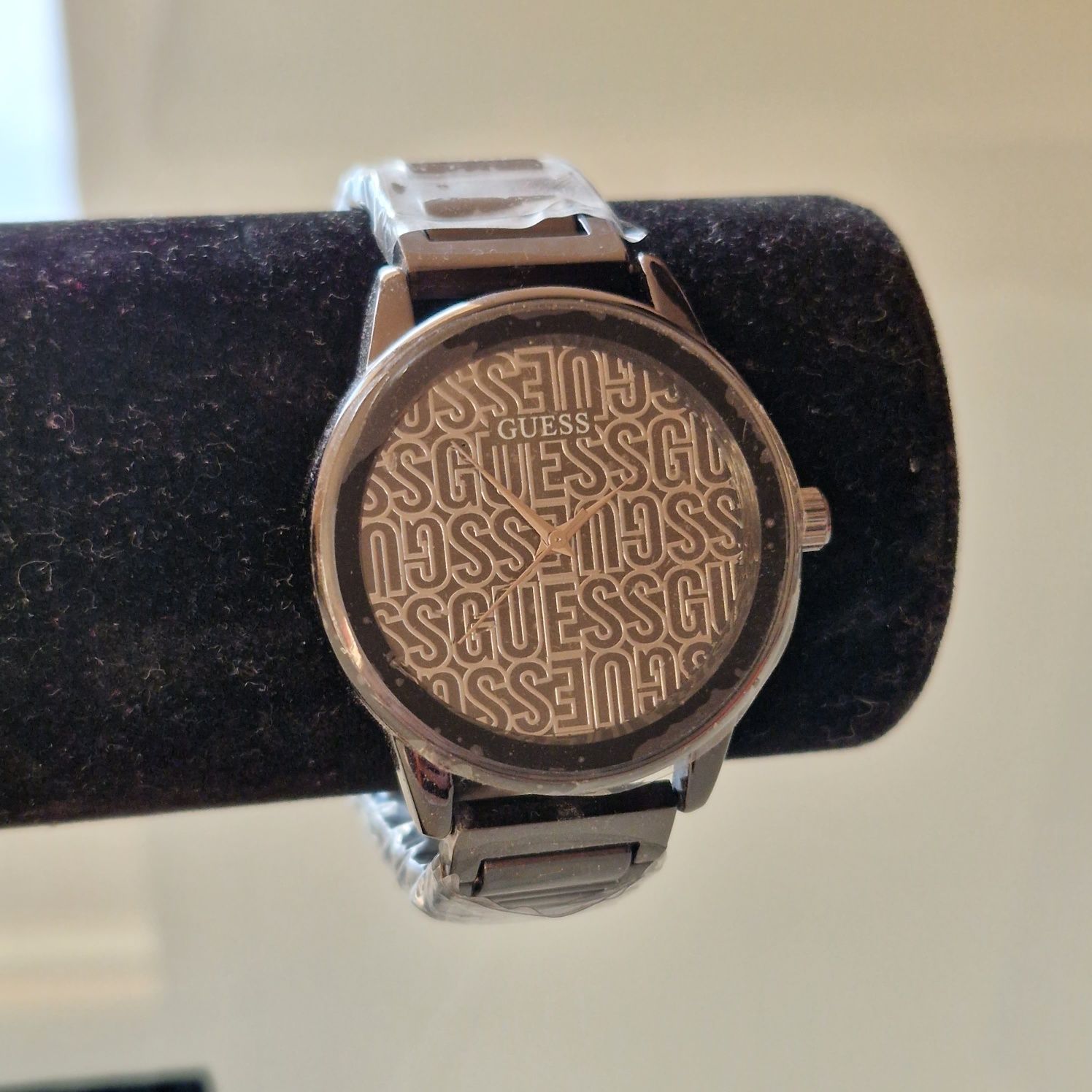 Grafitowy zegarek na bransolecie NOWY
