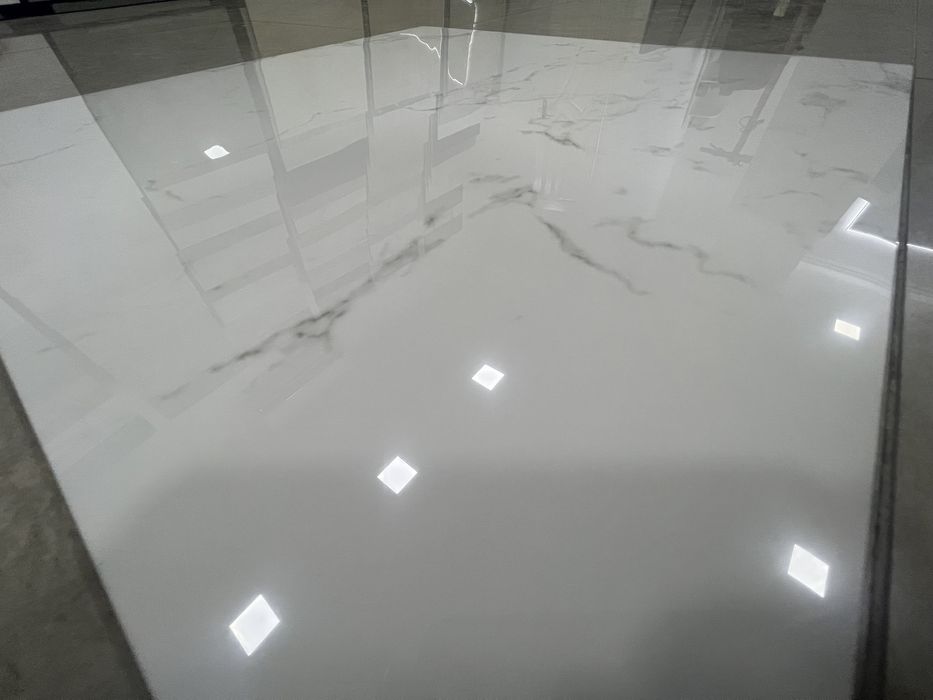 Плитка для підлоги Cararra White 60x60,Керамограніт,Безшовний!!!