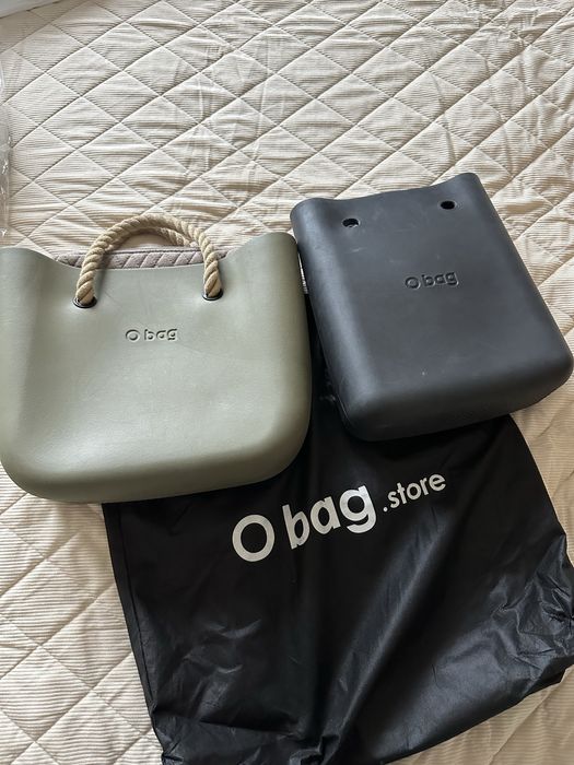 Dwie torebki Obag + uszy + 2 wklady