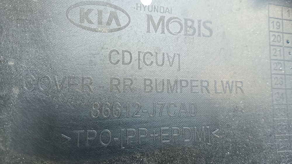 Difusor de parachoques Kia xceed x-ceed 2019