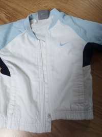 Kurtka wiosenna Nike biało niebieską 74-80
