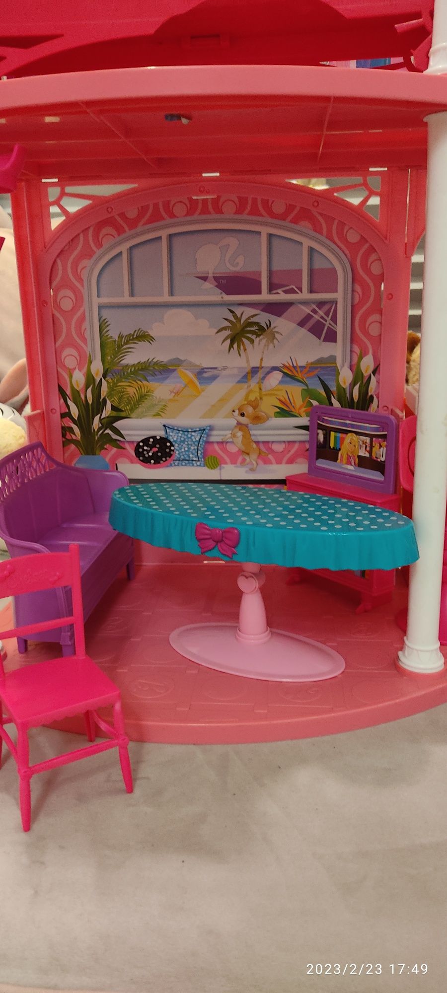 Domek Barbie mebelki szafa łóżko kuchnia