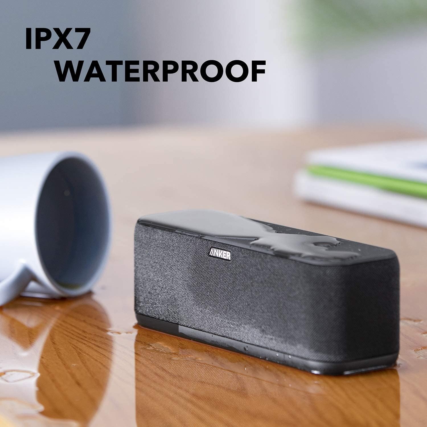 Coluna portátil Anker Soundcore Boost prova de água SELADO