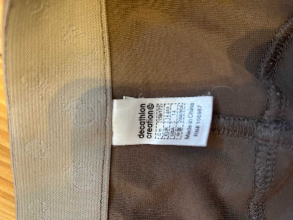 FOUGANZA Calças com Reforços Equitação Criança 14 anos Castanho