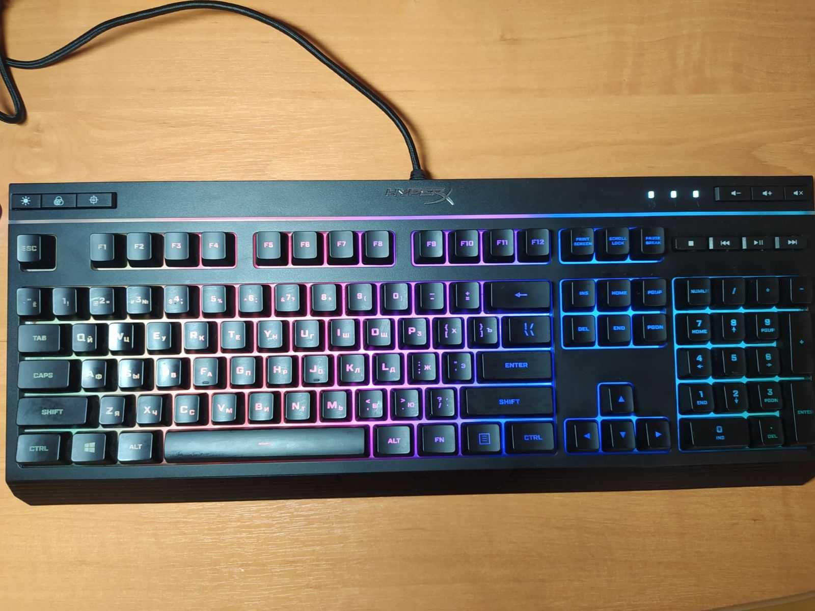 Клавіатура HYPERX Alloy Core RGB Gaming Keyboard USB Black