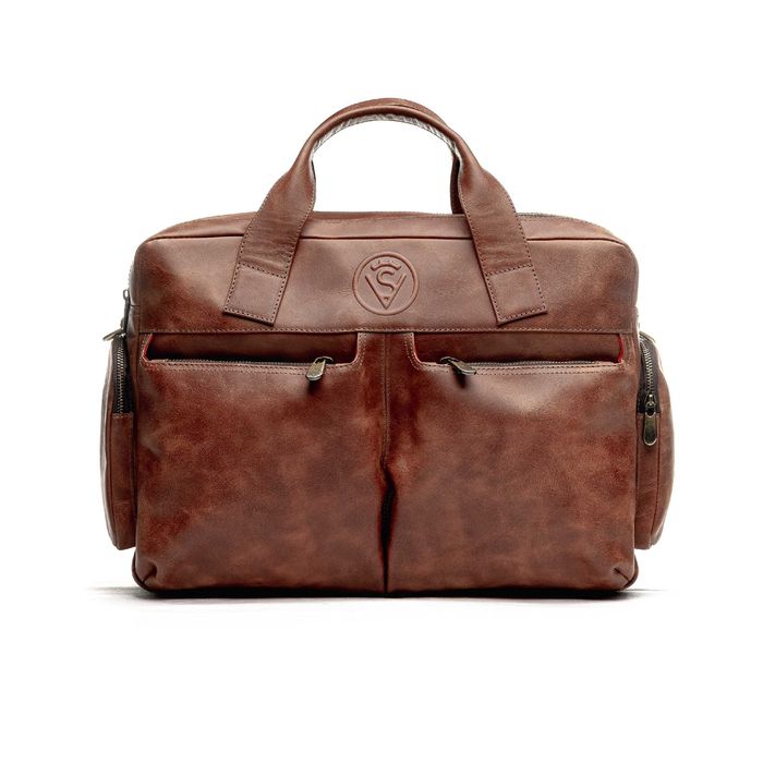 Кожаный мужской портфель / Шкіряний чоловічий портфель VS083