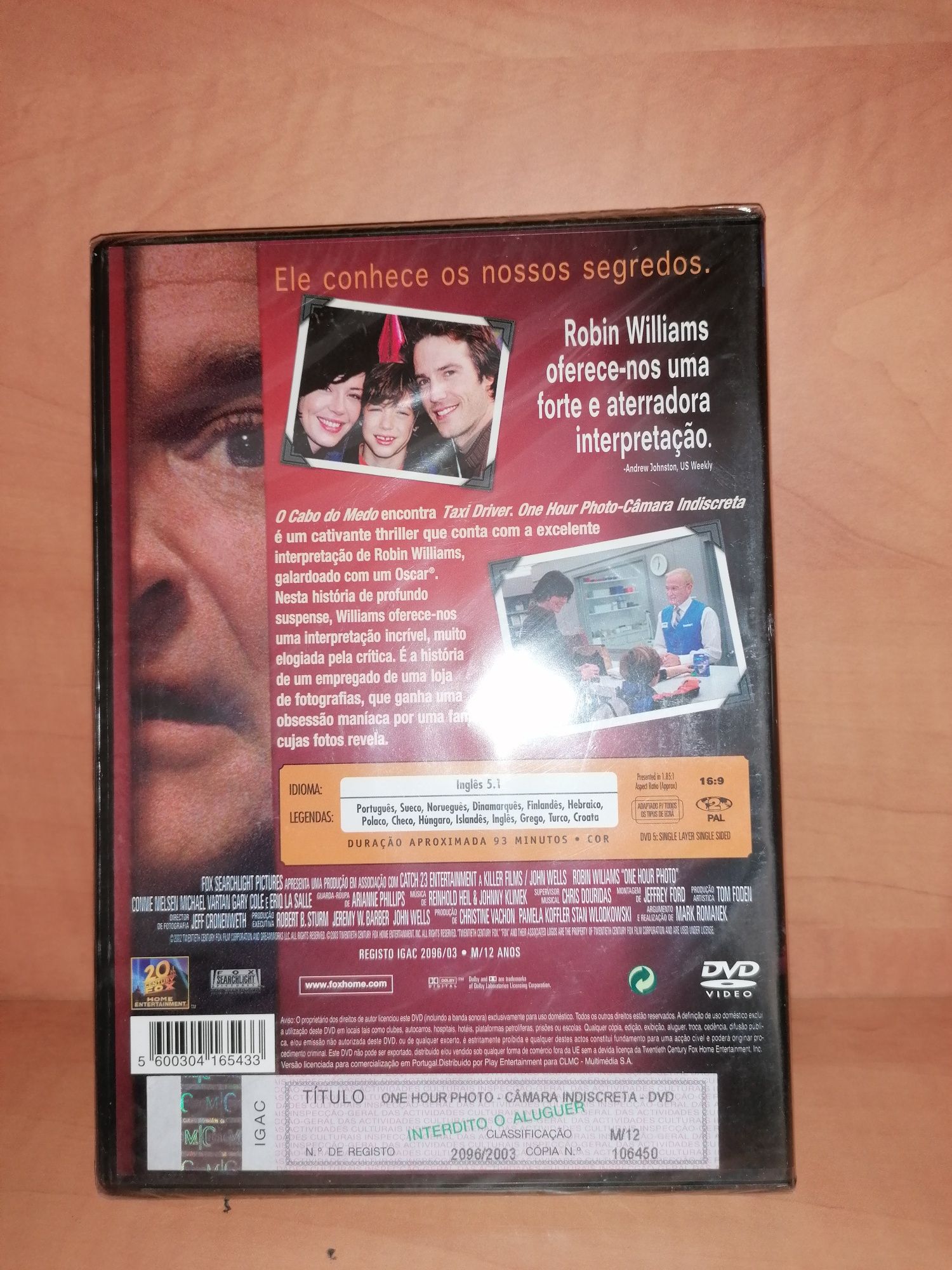 DVD NOVO e SELADO " Câmara Indiscreta " 2002
