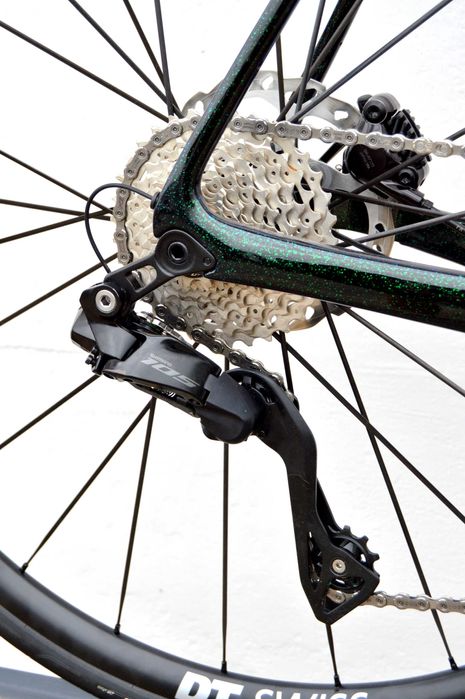 Przebieg 10km STEVENS IZOARD PRO 105 Di2 disc elektronika szosa 58