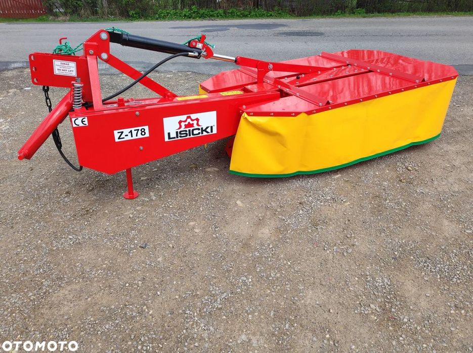 KOSIARKA ROTACYJNA LISICKI 1,35; 1,65; 1,85 m rozkładana ręcznie lub hydraulicznie / PLANDEKA +osłona blaszana