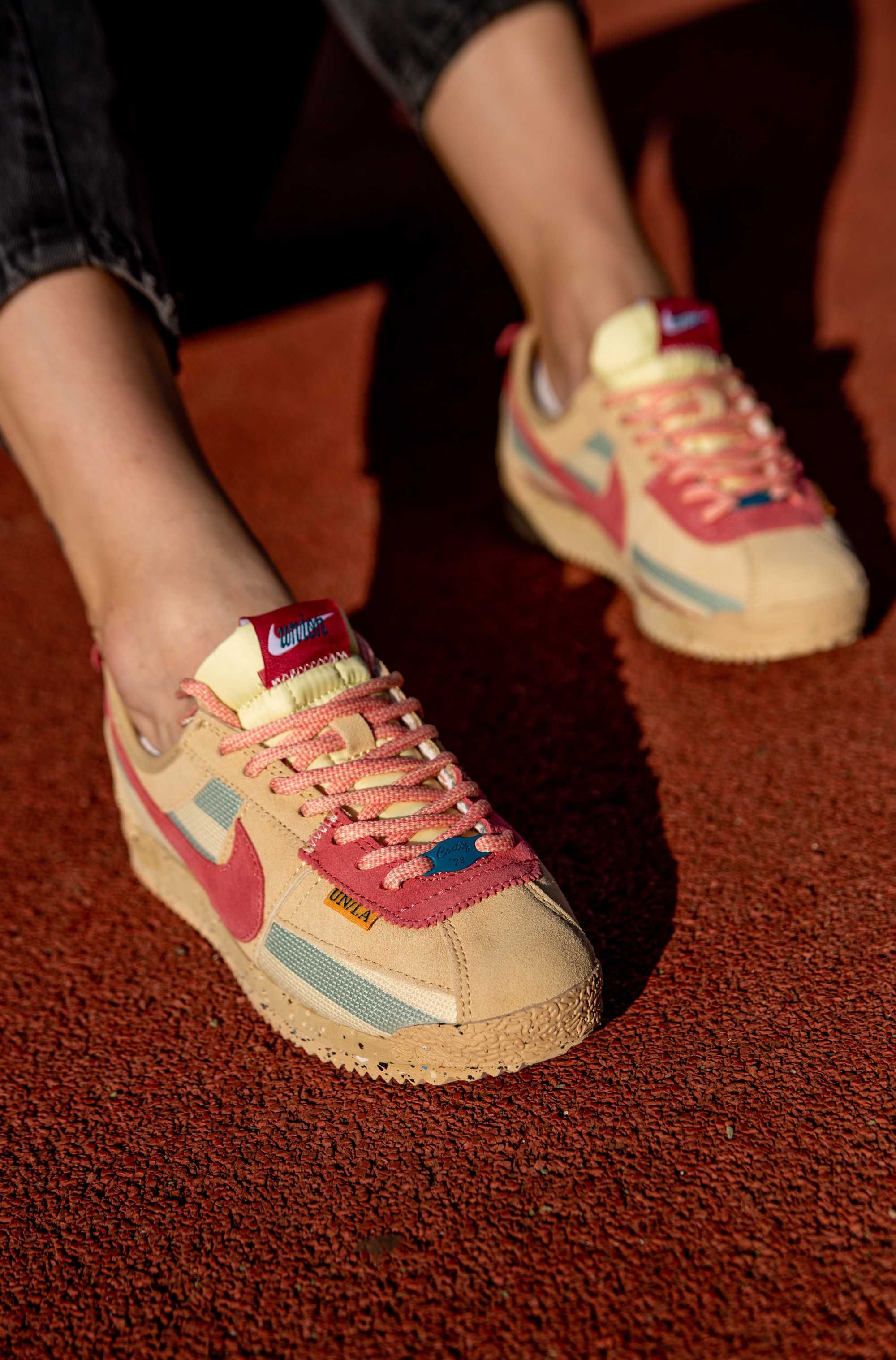 Кросівки жіночі Nike Cortez Union L.A Beige Crimson