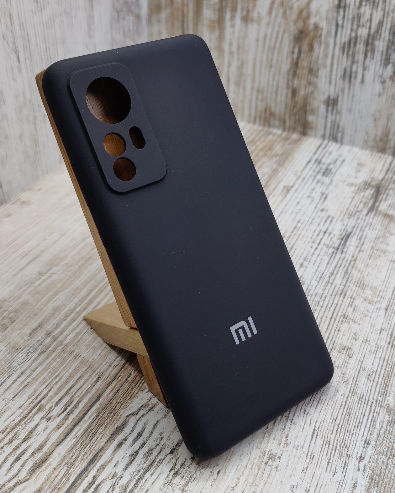 Чехол на Xiaomi 12/ 12x. Silicone Case с микрофиброй. Софттач