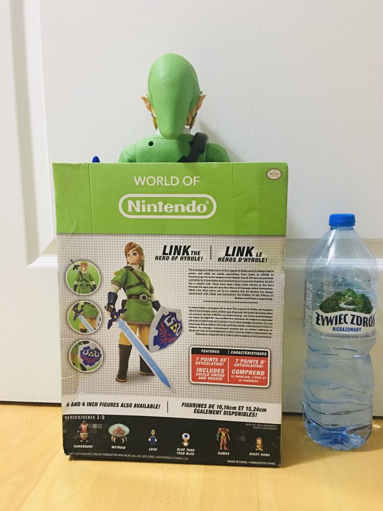 The Legend Of Zelda : Link Nintendo Figurka 55cm 20” AUTENTYCZNA NOWA!