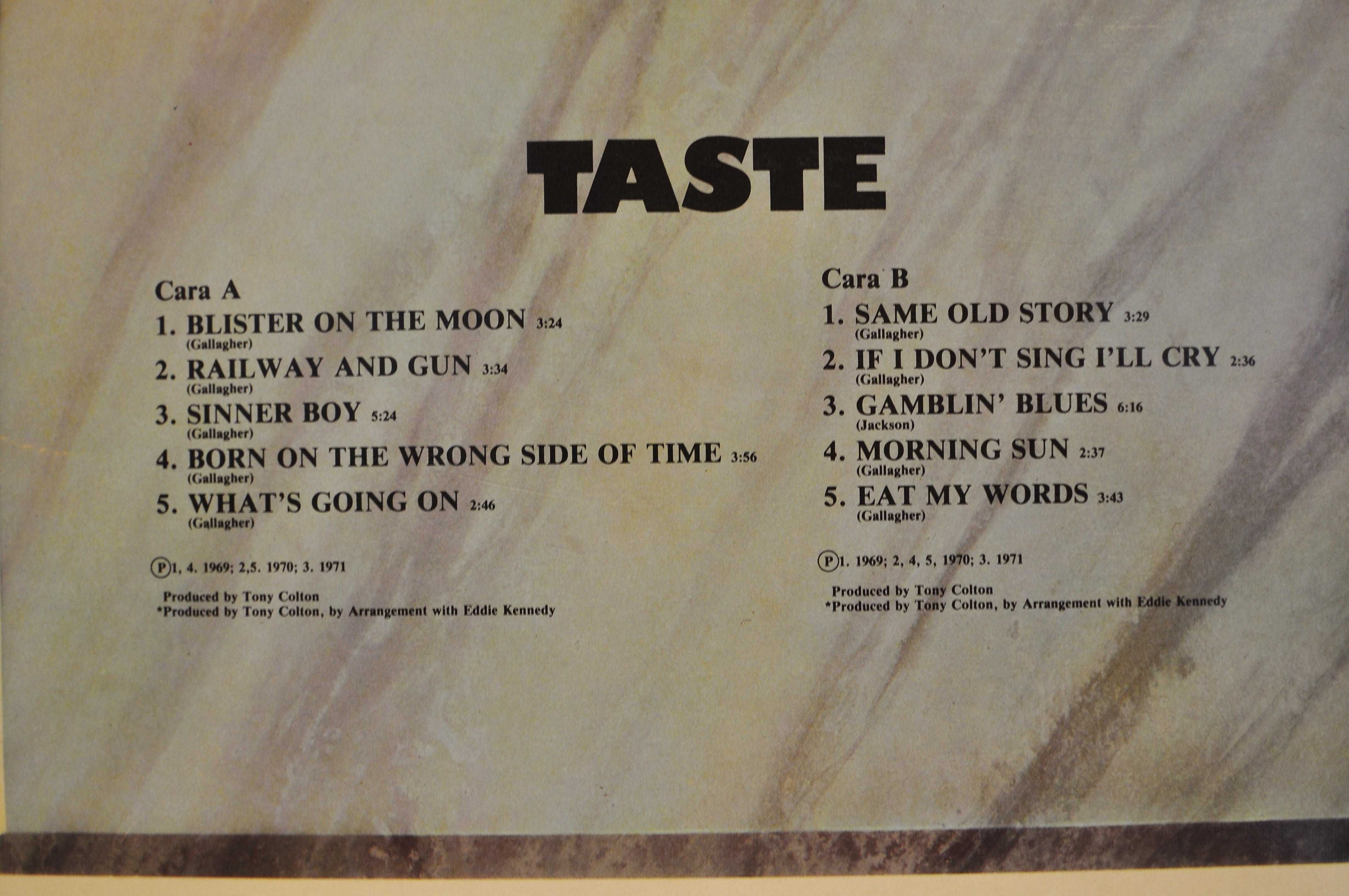 Taste – Taste LP Winyl Blues Rock Rory Gallagher