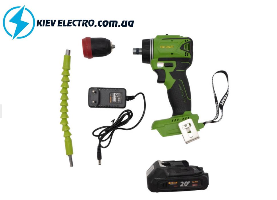 Шуруповерт Procraft PA18LiN DFR (с 1 акб и зу) СУПЕР СКИДКА !