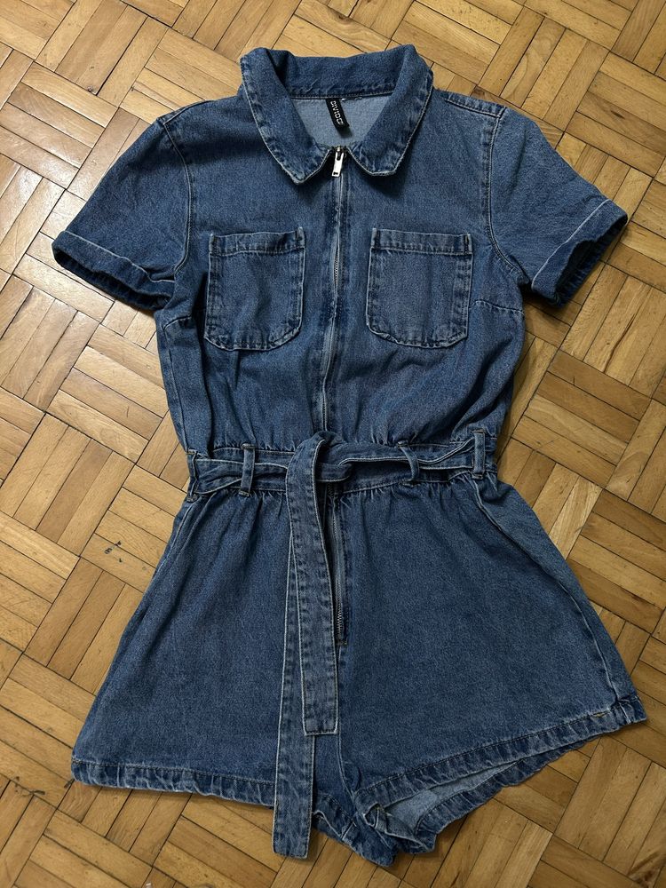 Kombinezon jeansowy roz S
