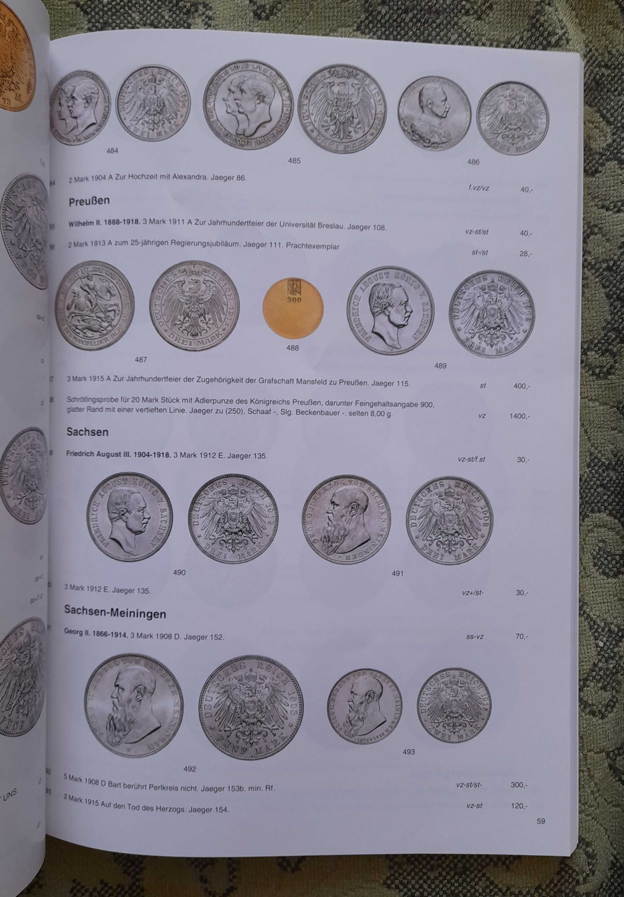 Каталог монет и медалей "Harald Moller", 2023 год (осень)