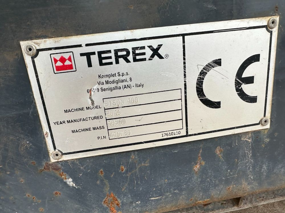 Kruszarka szczękowa Terex Bison 100   EVOQUIP