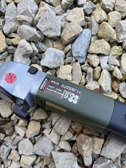 Proxxon - nowa szlifierka taśmowa + papier