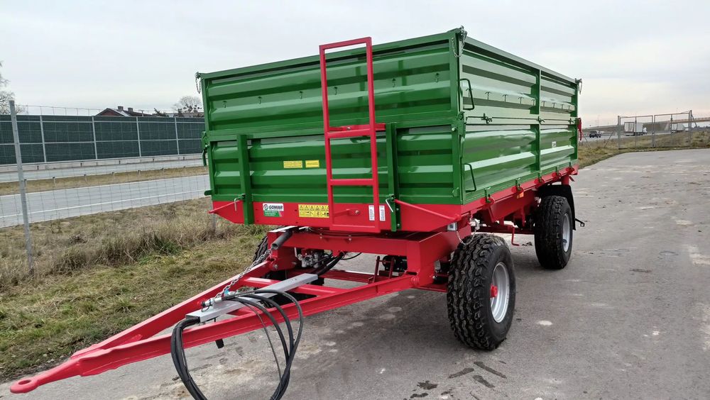 GPT 107  PRZYCZEPA ciężarowa rolnicza GPT 107 DWUOSIOWA GOMAR