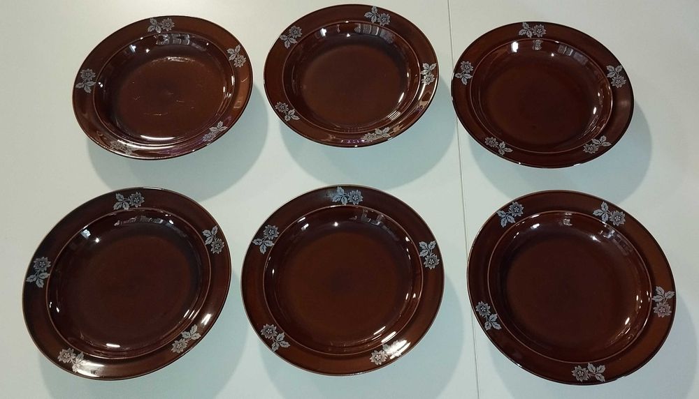 Talerze głębokie z porcelitu ZPS "Pruszków"