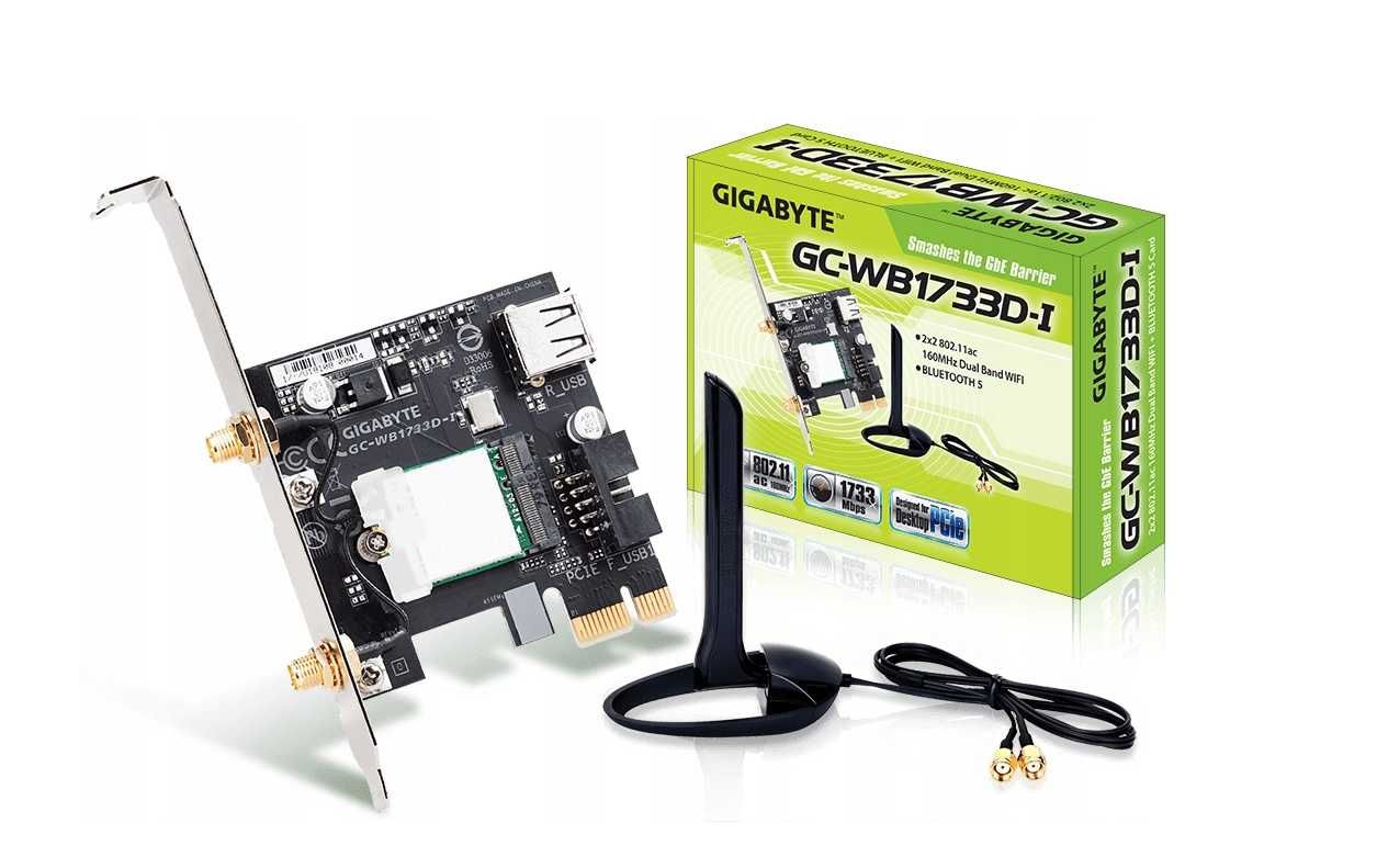 Karta Gigabyte GC-WB1733D-I wifi + bluetooth 5