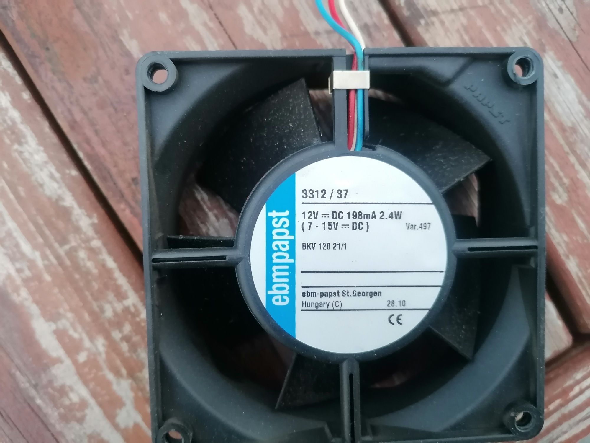 Wentylatorek ebmpapst 12v