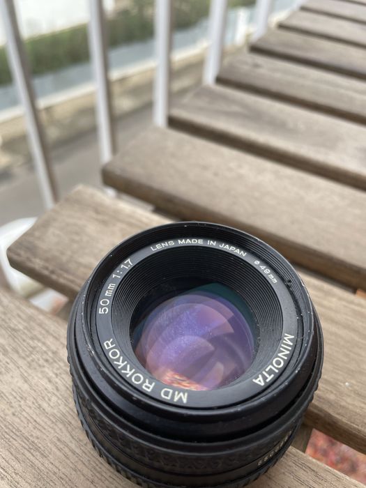 Minolta 50mm f/1.7 MD – Lente Vintage com Bokeh Fantástico