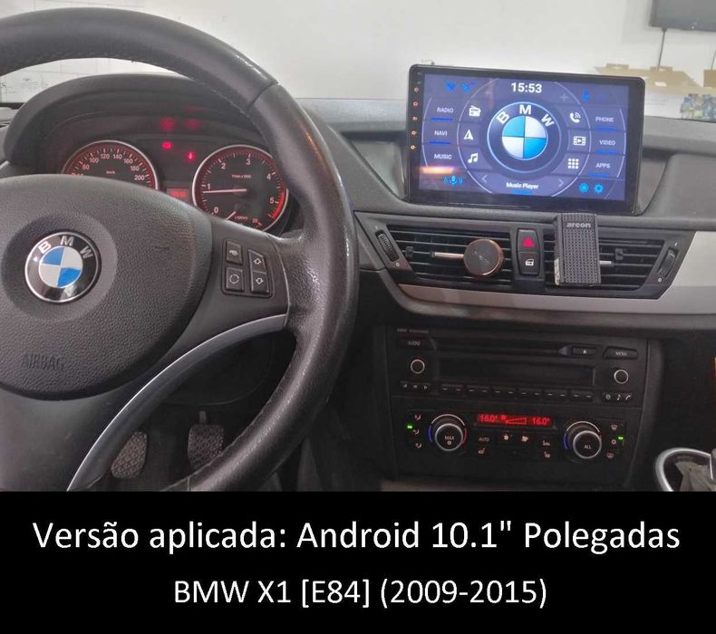 (NOVO) Rádio 2DIN • BMW X3 (E83) • BMW X1 (E84) • Android GPS [4+32GB]