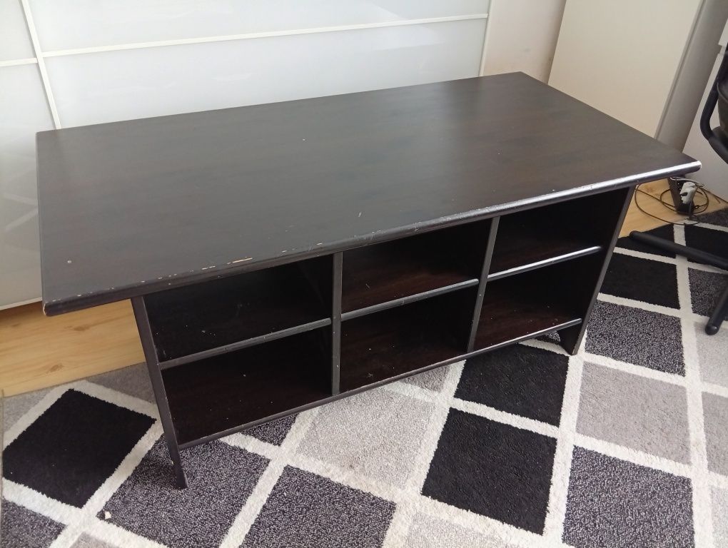 Ikea Leksvik stolik drewniany
