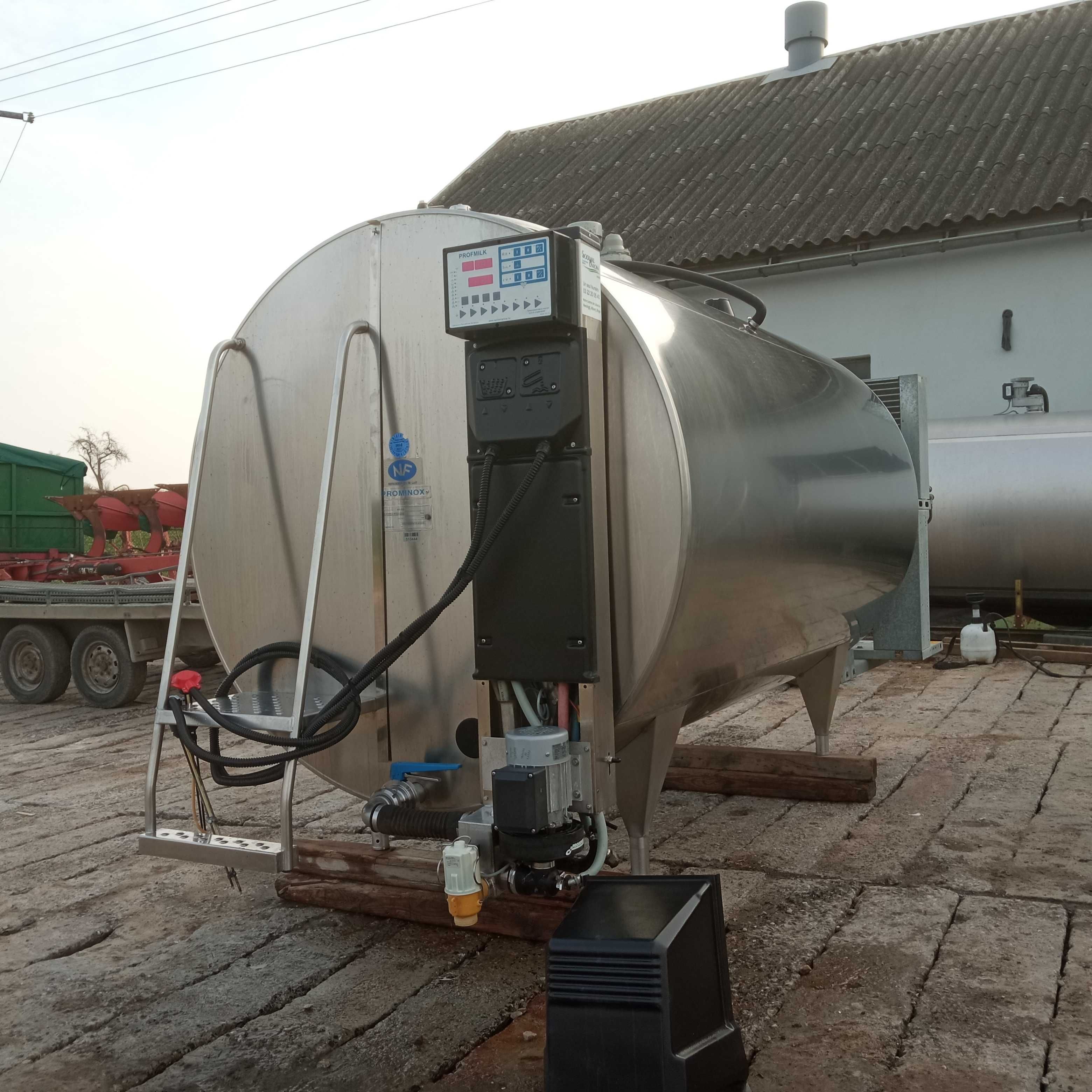 Schładzalnik, zbiornik do mleka na mleko Westfalia - Prominox 3400