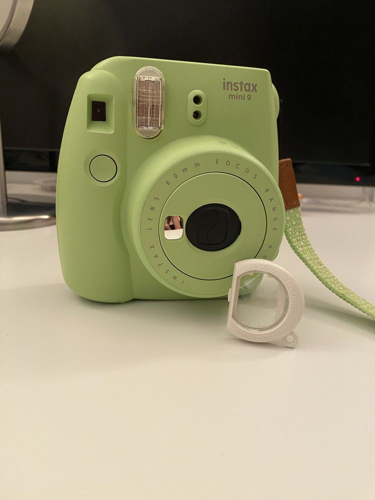 Instax Mini 9 verde pastel + lente close-up
