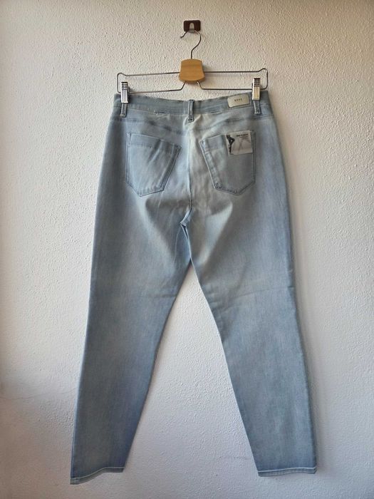 Calças de ganga super stretch denim da Brax, tamanho 42