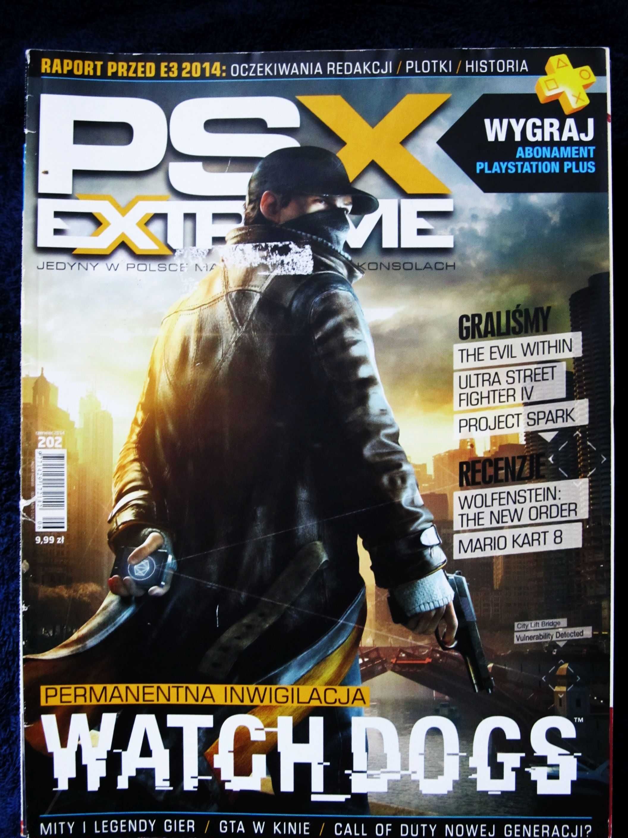 PSX Extreme  202 czerwiec 2014 Watch Dogs,Wolfenstein,The Evil Within