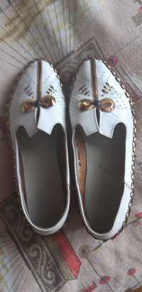 Женские кожаные туфли ручной работы размер 38-39