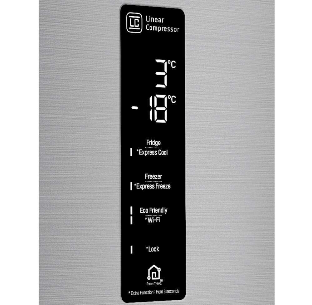 Lodówka LG GBB71PZDMN No frost 186cm Srebrna