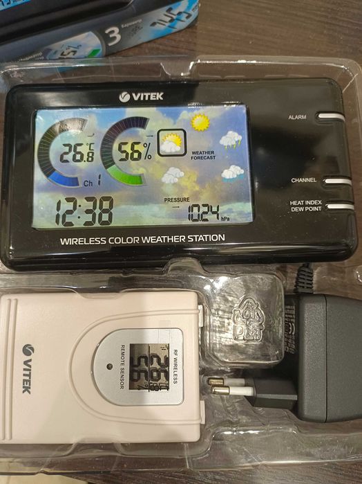 VITEK 6401 BK Метеостанція безпровідна
