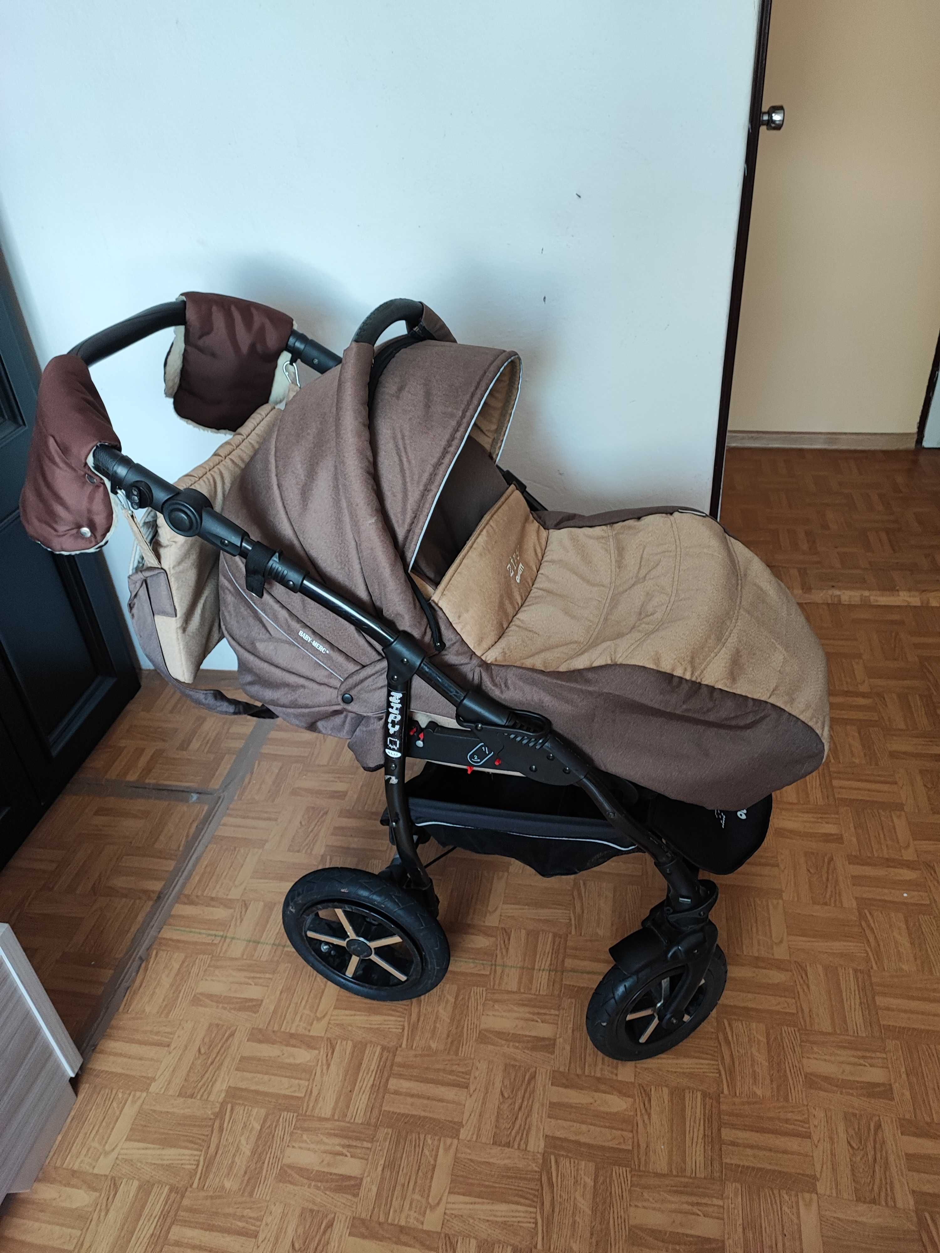 Wózek Baby merc Zipy Q 3w1 brązowy