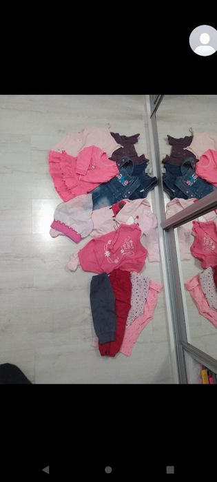 Paka zestaw ubrań dla dziewczynki dla dziecka 68 74