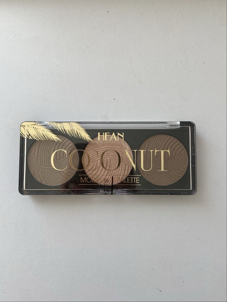 Paletka modelująca do konturowania, bronzer, rozświetlacz Hean