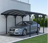 Wiata samochodowa 3 x 4,3 m, daszek, carport, aluminium i poliwęglan