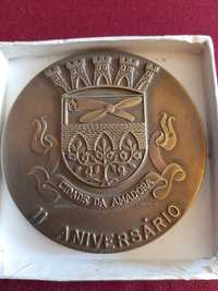 Medalhão II aniversário Câmara Municipal de Amadora