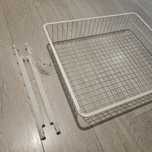 Kosz do szafy Ikea koszyk biały prowadnice np do stuva