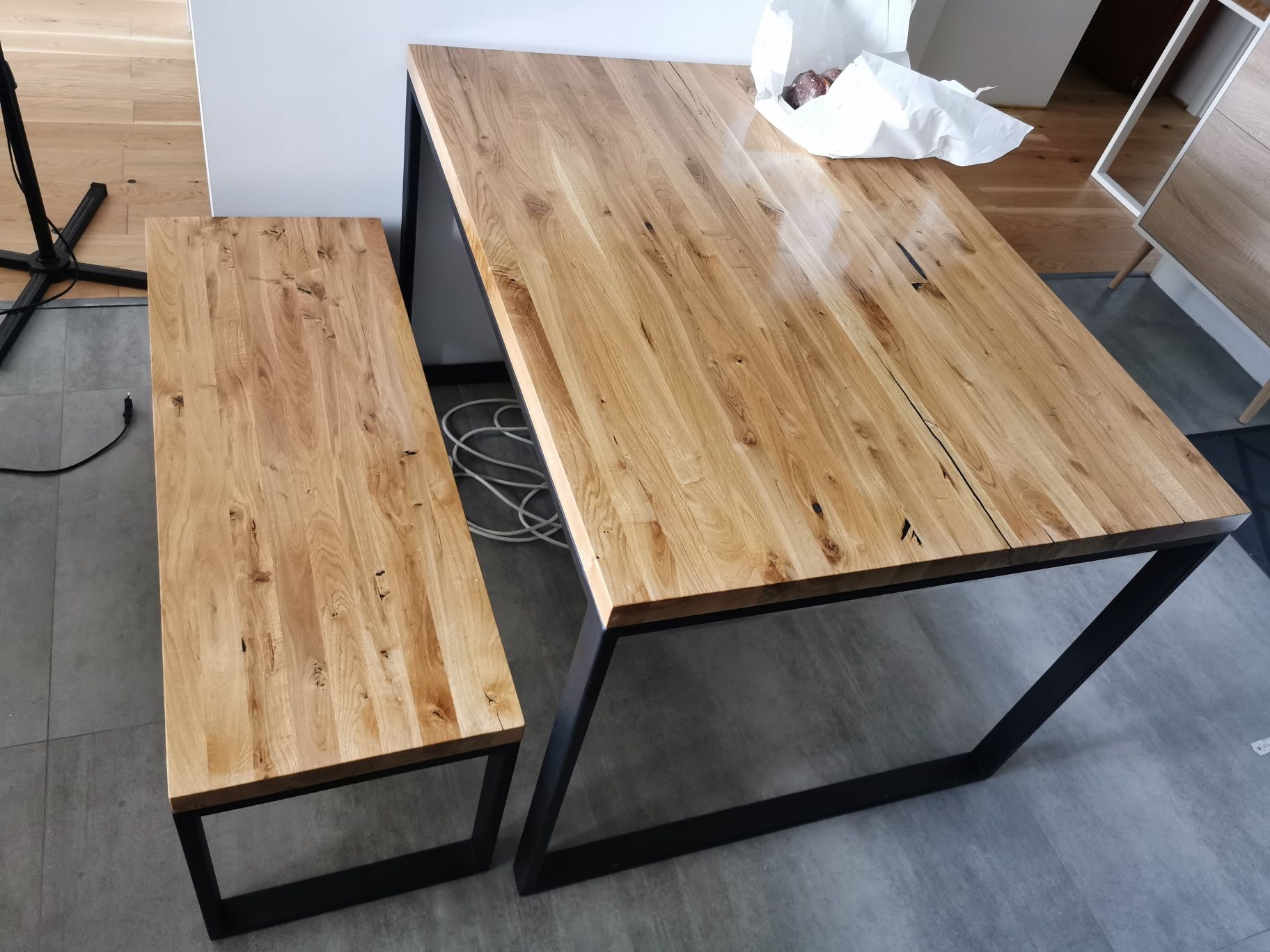 Stół Loft lity dąb