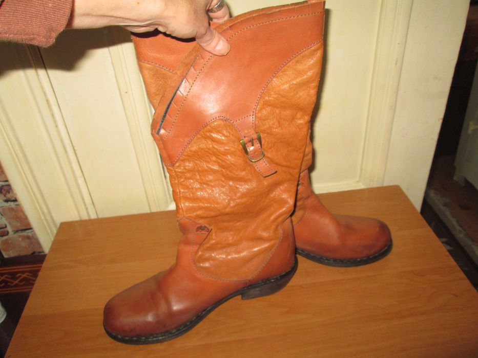 Хит сезона! Кожаные ковбойские сапоги из Америки Mustang  р 40